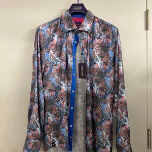 Patterned Man Shirt Franco Negretti